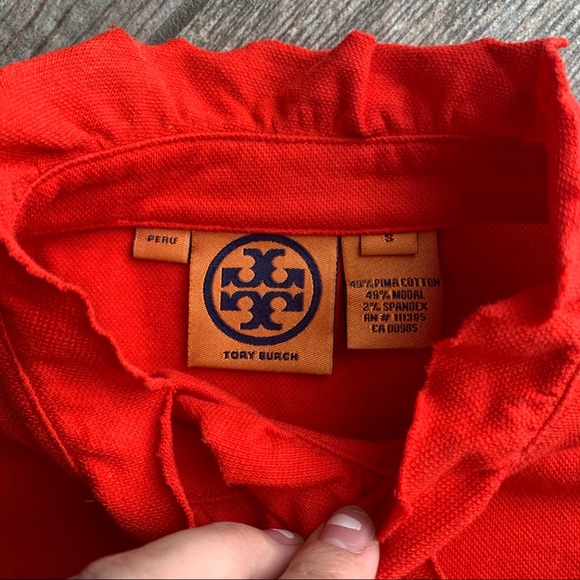 Tory Burch Ruffle Neck Top - Picture 3 of 8